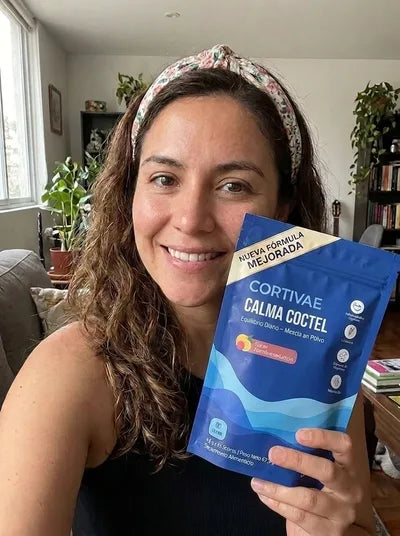 Paola con su Calma Coctel